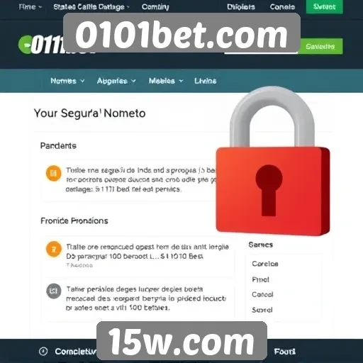 Aspectos de segurança no site 0101bet